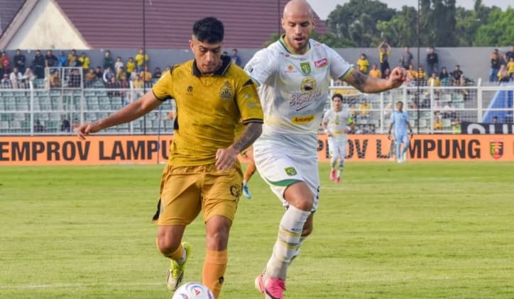 Matias Ocampo Memburu Gol Perdana untuk Bhayangkara FC saat Menghadapi Arema FC