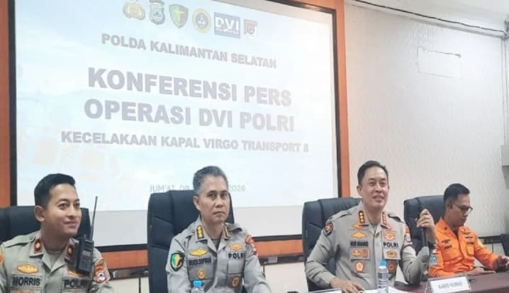 Tim DVI Polda Kalsel Ungkap Identitas Tiga Korban Kapal Virgo Transport 8, Total 72 Jenazah Teridentifikasi