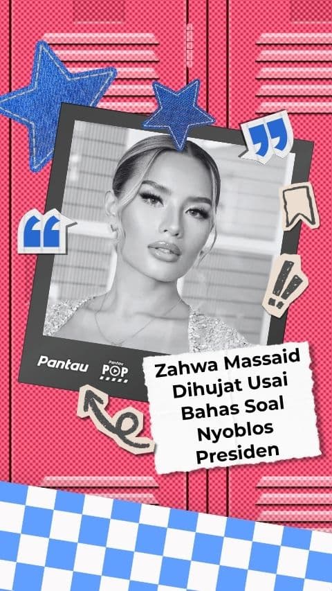 ZAHWA MASSAID DIHUJAT USAI BAHAS SOAL NYOBLOS PRESIDEN