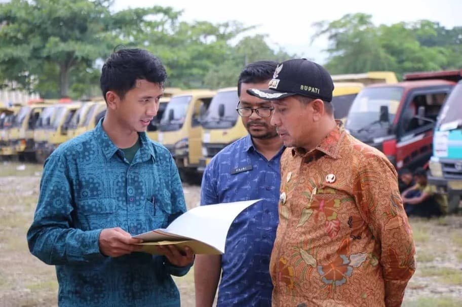 Pemkab Pidie Jaya Terima Bantuan 66 Alat Berat dari Pusat untuk Percepat Pemulihan Pascabanjir