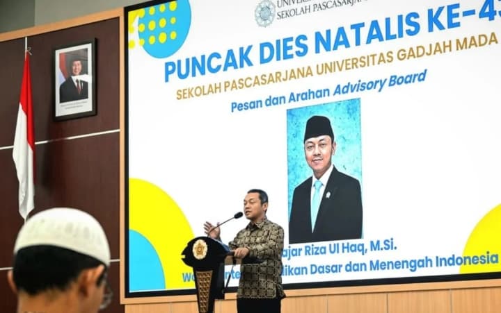 Wamendikdasmen Fajar Dorong Pascasarjana UGM Cetak Penggerak Inovasi Kebijakan untuk Menjawab Kebutuhan Masyarakat
