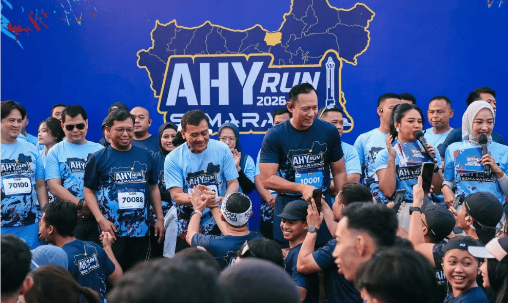 AHY Run Semarang 2026 Sukses Digelar, Gubernur Ahmad Luthfi Dorong Wisata Olahraga di Jawa Tengah