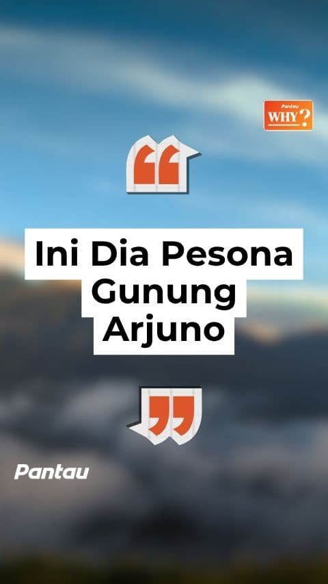 INI DIA PESONA GUNUNG ARJUNO