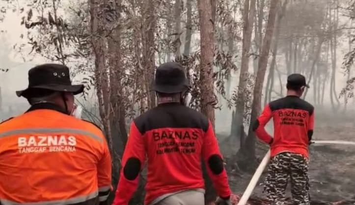 Baznas Kerahkan 70 Personel Tangani Karhutla di Kalimantan, 261 Warga Terima Layanan Kesehatan
