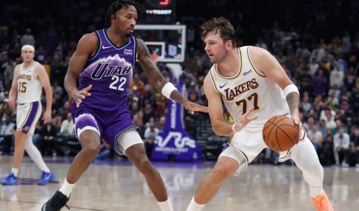 Luka Doncic Menggila dengan 52 Poin, Los Angeles Lakers Bangkit dari Ketertinggalan dan Kalahkan Utah Jazz 132-123