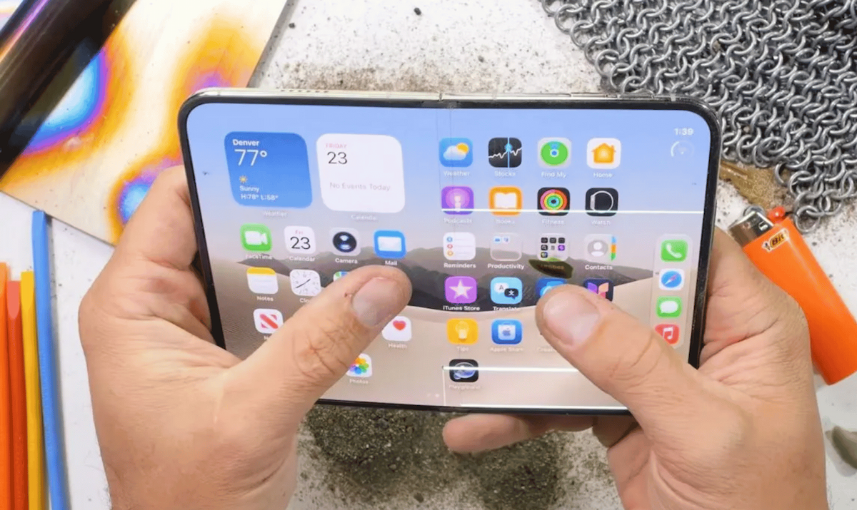 iPhone Duo Gagal Lolos Uji Ketahanan Ekstrem, Engsel Kemasukan Pasir dan Layar Lipat Rusak Permanen