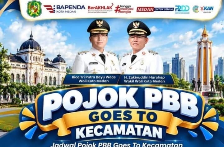 Pemkot Medan Permudah Pembayaran PBB di 21 Kecamatan, Warga Bisa Manfaatkan Program Penghapusan Denda hingga Desember 2026