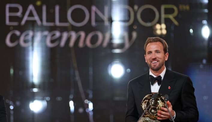 Harry Kane Raih Ballon d'Or 2026 Usai Cetak 73 Gol, Kalahkan Kylian Mbappe dan Lamine Yamal