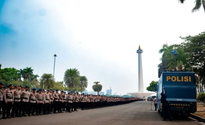 Polda Metro Jaya Kawal 53 Aksi Penyampaian Aspirasi di Jakarta, Kapolda Instruksikan Pengamanan Humanis