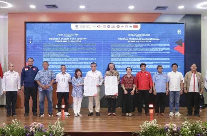 Indonesia dan ILO Sepakati Program Pekerjaan Layak 2026–2030, Pemerintah Soroti 60 Persen Pekerja Masih di Sektor Informal