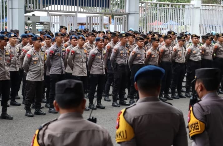 Polisi Kerahkan 846 Personel Gabungan Amankan Laga Arema FC vs Bali United di Stadion Kanjuruhan
