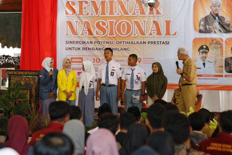 Ganjar Tindak Lanjuti Dugaan Pungli Berkedok Infak di SMKN Rembang