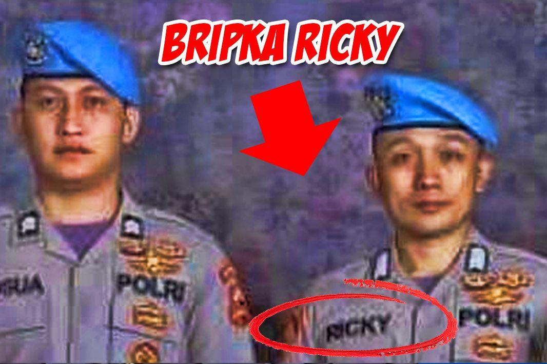 Ini Penampakan Bripka Ricky yang Jadi Tersangka Pembunuhan