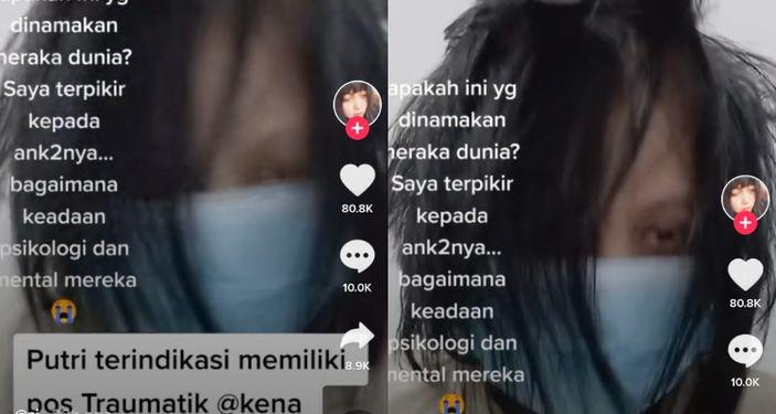 Viral! Perempuan Berlaga Gila Selfie Pakai Masker Katanya Sih Putri Candrawathi?