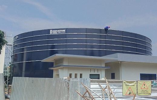 PDAM Jamin Spesifikasi Teknis Water Tank di Pesona Depok II
