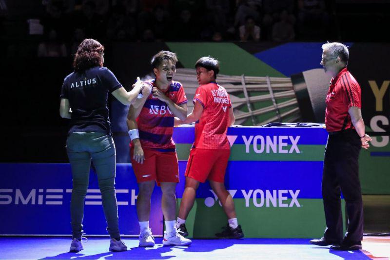 Langkah Apriyani/Fadia Terhenti Akibat Cedera Bahu Sejak Awal Swiss Open