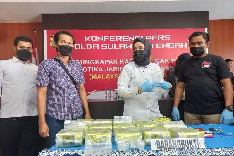 Polda Sulteng Ungkap Sindikat Narkoba Jaringan Internasional, 15 Kg Sabu Disita