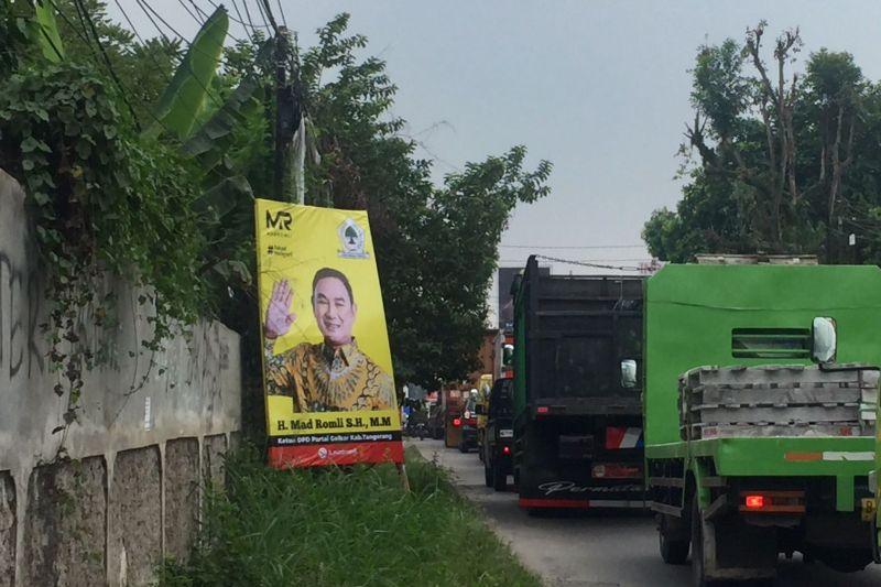 Satpol PP Tangerang Siap Tertibkan Baliho dan Spanduk Bacaleg