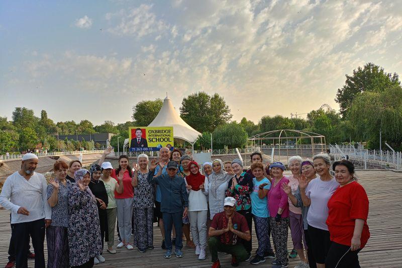 Wapres dan Rombongan Olahraga di Ibu Kota Uzbekistan