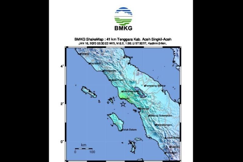 Lempeng Indo-Australia Aktif, Gempa Magnitudo 6,2 Guncang Singkil Aceh