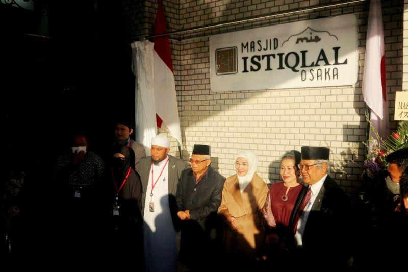 Wapres Ma'ruf Amin Resmikan Masjid Istiqlal Osaka di Jepang, Bisa Tampung 1.500 Jemaah