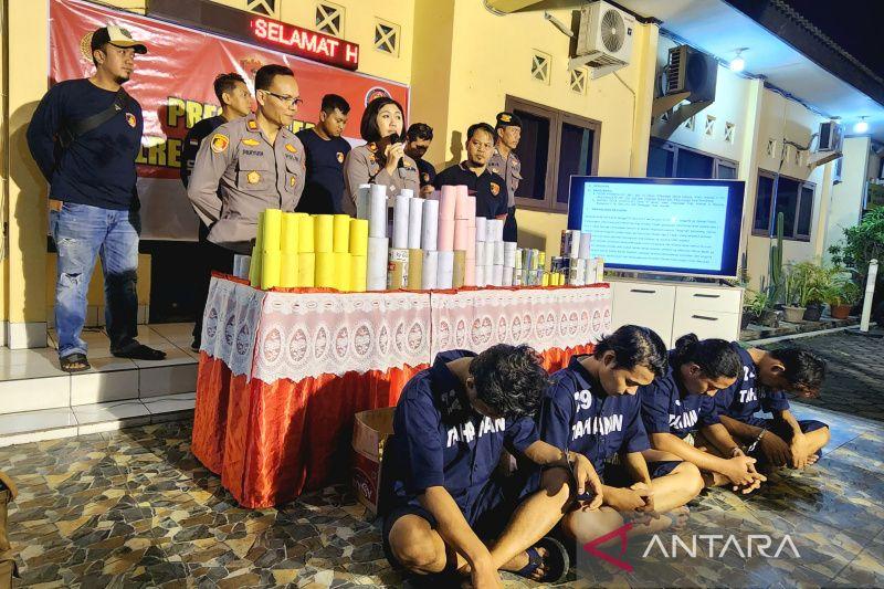 4 Produsen dan Pembeli Mercen di Semarang Ditangkap
