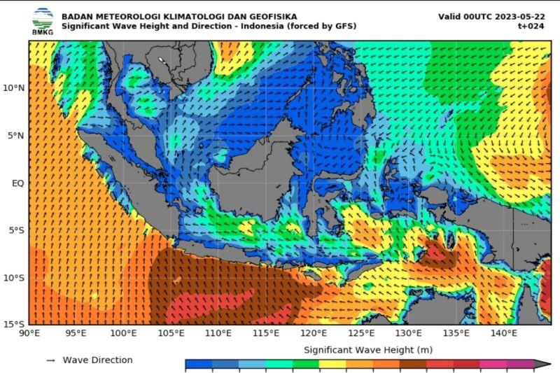 Waspada! Gelombang Tinggi hingga 4 Meter di Beberapa Perairan Indonesia