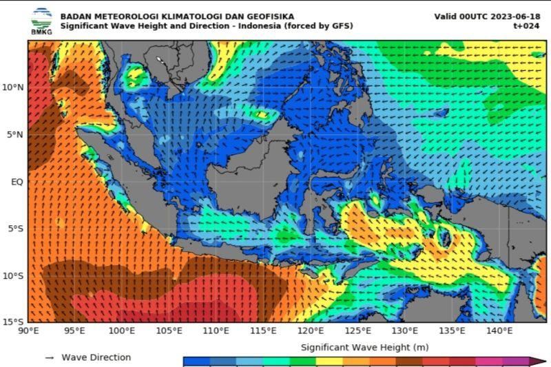 Waspada! Potensi Gelombang Tinggi hingga 4 Meter di Perairan Indonesia