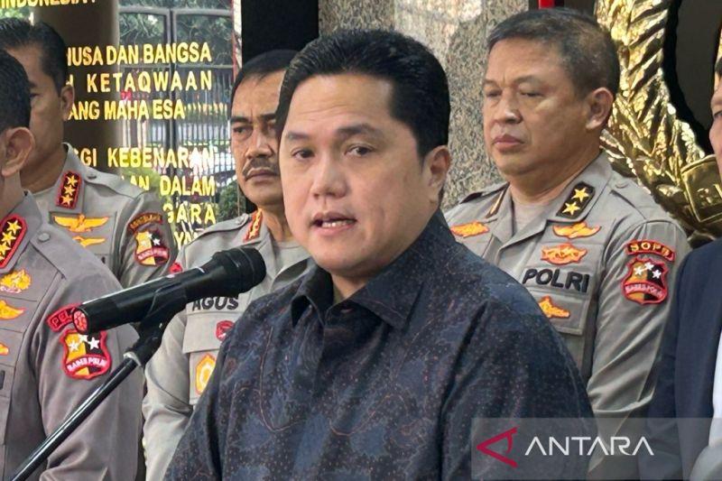 Erick Thohir Minta Penindakan Mafia Bola Berjalan Transparan