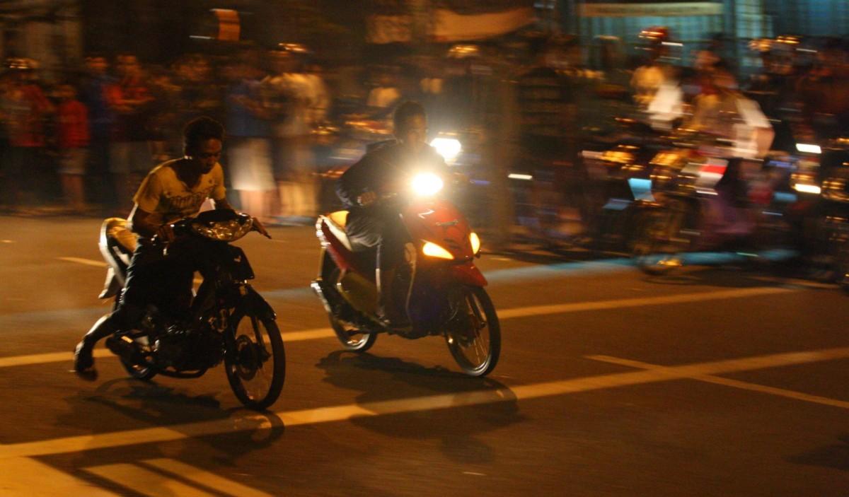 309 Motor Terlibat Balap Liar di Jalan Layang Non Tol Casablanca Ditindak Polisi