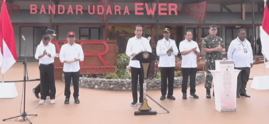 Bandara Ewer Diresmikan, Jokowi Harap Ekonomi di Asmat Makin Meningkat