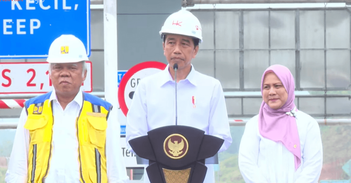 Jokowi Resmikan Jalan Tol Bengkulu-Taba Penanjung Sepanjang 16,7 Km