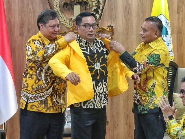RK Tetap Dorong Airlangga Capres atau Cawapres Disaat Namanya Jadi Bacawapres Ganjar