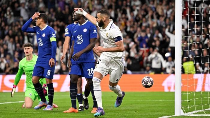 Real Madrid Taklukkan Chelsea 2-0, Chilwell Kartu Merah