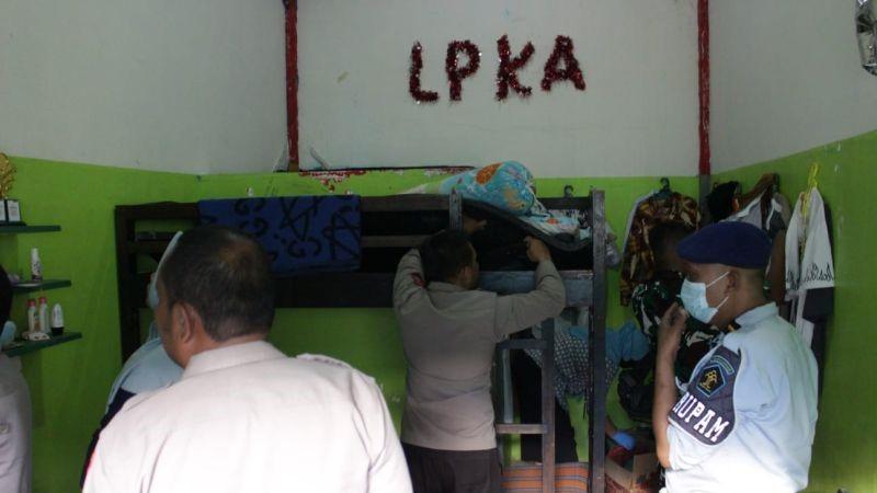 Wisma Hunian LPKA Gorontalo Digeledah, Petugas Temukan Ini
