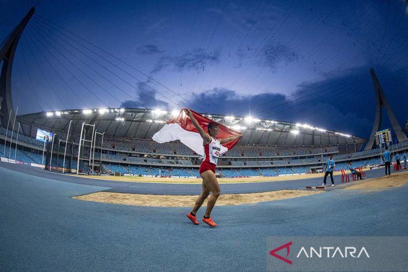 Perjuangan Maria Londa Sempat Cedera Kaki Sebelum Raih Emas Lompat Jauh SEA Games 2023