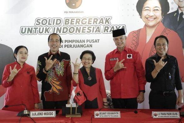 Salam Metal dan Senyum Sumringah Megawati Usai Umumkan Ganjar Capres