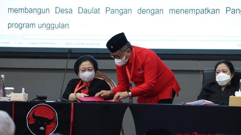Tema Rakernas ke-3 PDIP  Implementasikan Pasal 34 UUD 1945