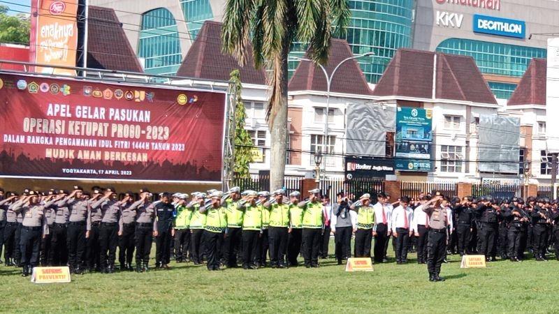 Polda DIY Terjunkan 3.395 Personel Gabungan Amankan Mudik Lebaran 2023
