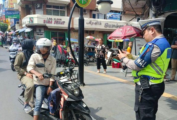 136 Pengendara Kena Tilang pada Hari Pertama Operasi Patuh Lodaya di Sukabumi