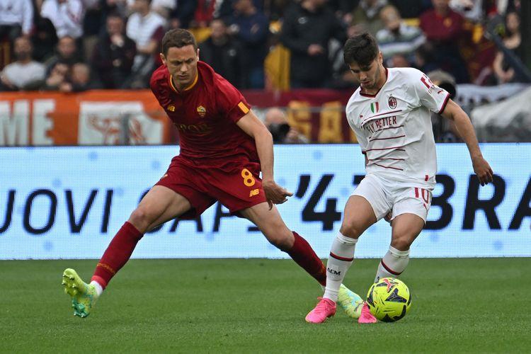 Dua Gol di Injury Time Warnai Laga Roma Lawan Milan