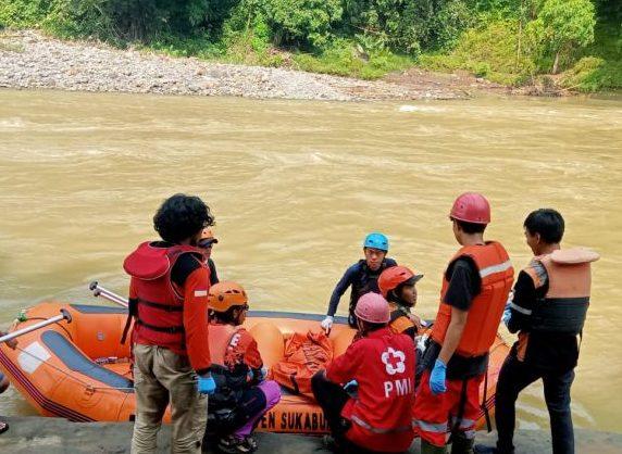 Tim SAR Temukan Jasad 2 Anak Tenggelam di Sungai Cimandiri Sukabumi