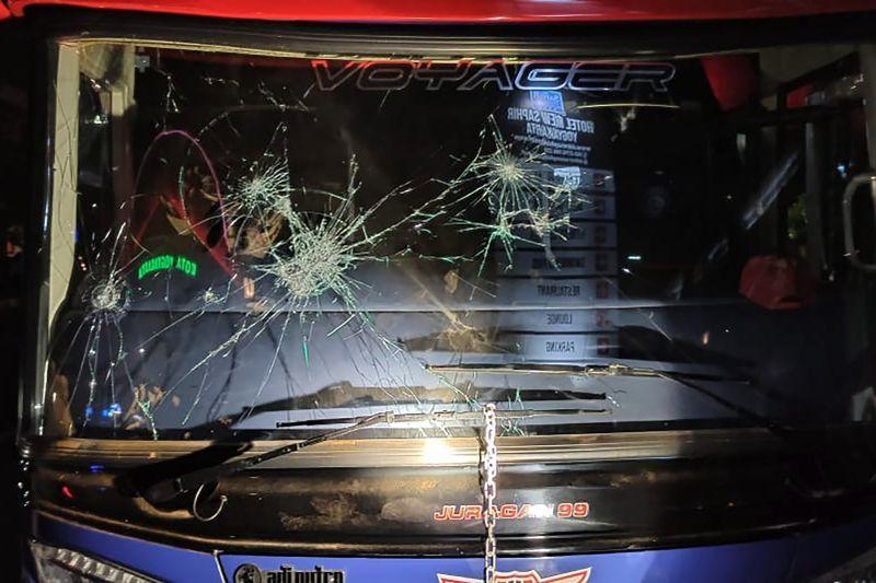 7 Suporter Persita Jadi Tersangka Pelemparan Batu ke Bus Persis Solo di Tangerang