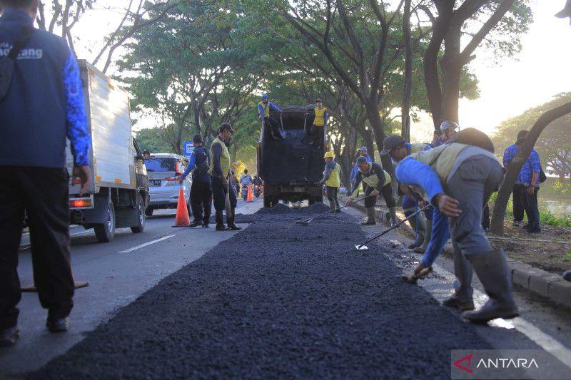 Dinas PUPR Kota Tangerang Terjunkan Tim Sweeping Lobang Jalur Mudik 2023