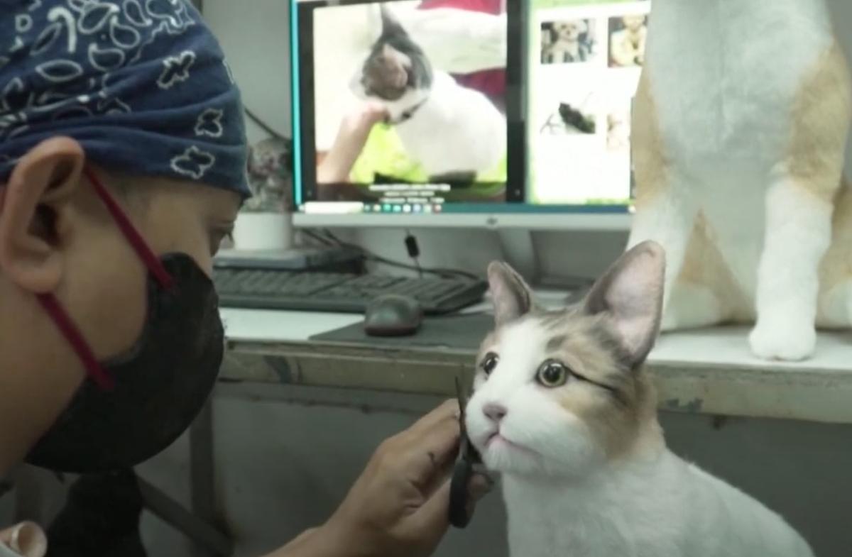 Pembuat Mainan Asal Filipina Ciptakan Boneka Peliharaan Replika untuk Pemilik yang Berduka