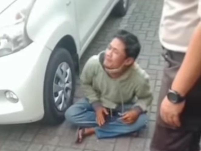 Viral Pria Nangis Usai Diduga Kepergok Maling Motor di Medan, Netizen: Air Mata Buaya