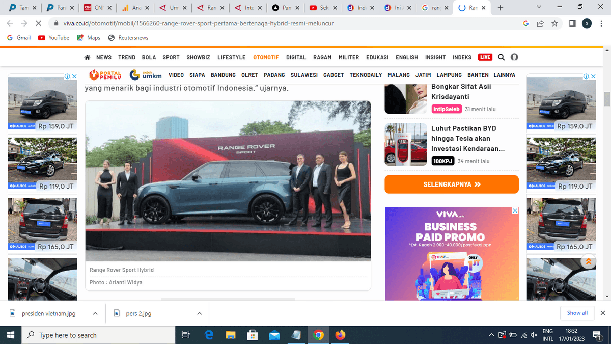 Range Rover Sport Hybrid Meluncur di Indonesia