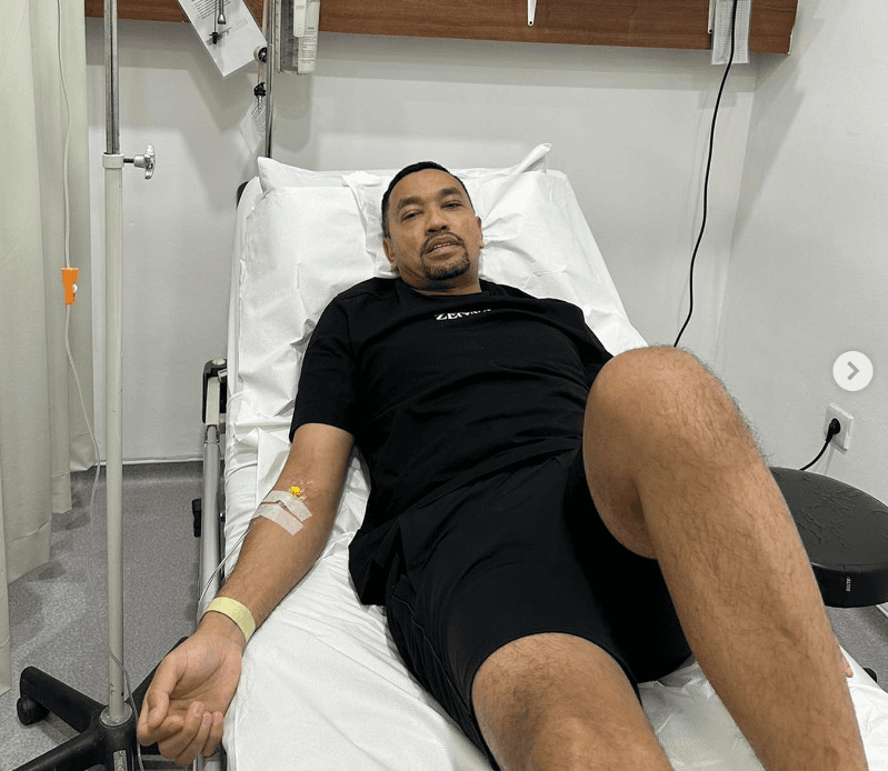 Mata Bengkak, Ahmad Sahroni Terbaring Dikasur Rumah Sakit