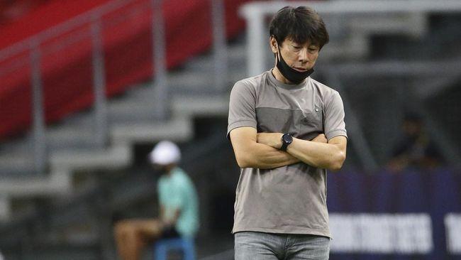 Intip Wejangan Shin Tae-yong kepada Anak Asuhnya pada Laga Kontra Argentina