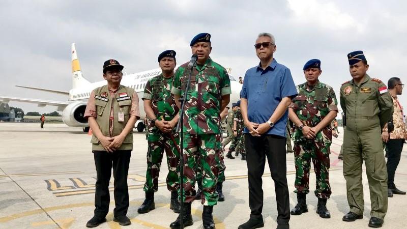 Kedatangan 75 WNI di Lanud Halim Tutup Misi TNI Evakuasi di Sudan